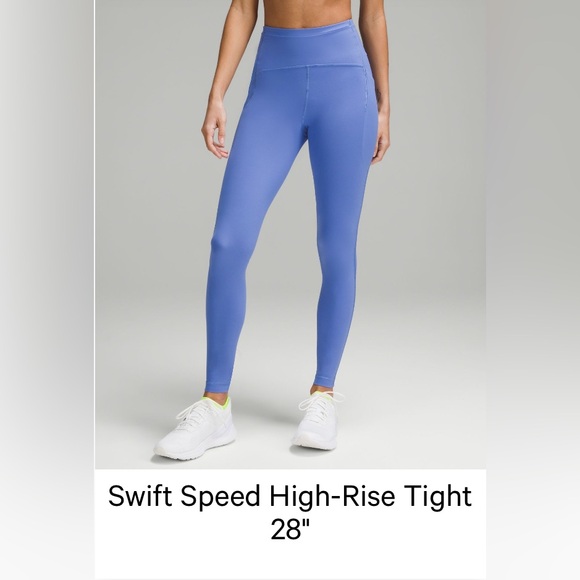 Lululemon Swift Speed High-Rise Tight 28” in Wild Indigo (Size 10) - Picture 1 of 3